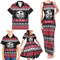 Fa La La La Snowman Tree Xmas Christmas Family Matching Tank Maxi Dress and Hawaiian Shirt Xmas Holiday Patterns - Wonder Print Shop