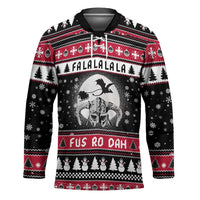 Fa La La La Snowman Tree Xmas Christmas Hockey Jersey Xmas Holiday Patterns - Wonder Print Shop