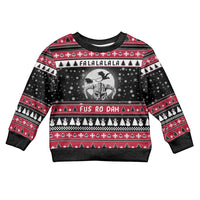 Fa La La La Snowman Tree Xmas Christmas Kid Ugly Christmas Sweater Xmas Holiday Patterns - Wonder Print Shop