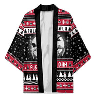 Fa La La La Snowman Tree Xmas Christmas Kimono Xmas Holiday Patterns - Wonder Print Shop