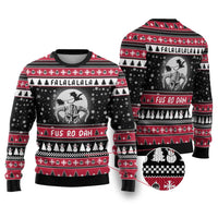 Fa La La La Snowman Tree Xmas Christmas Ugly Christmas Sweater Xmas Holiday Patterns - Wonder Print Shop