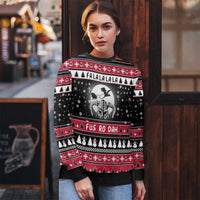 Fa La La La Snowman Tree Xmas Christmas Ugly Christmas Sweater Xmas Holiday Patterns - Wonder Print Shop