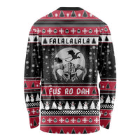 Fa La La La Snowman Tree Xmas Christmas Long Sleeve Shirt Xmas Holiday Patterns - Wonder Print Shop