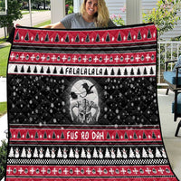 Fa La La La Snowman Tree Xmas Christmas Quilt Xmas Holiday Patterns - Wonder Print Shop