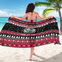 Fa La La La Snowman Tree Xmas Christmas Sarong Xmas Holiday Patterns - undefined