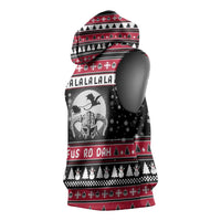 Fa La La La Snowman Tree Xmas Christmas Sleeveless Hoodie Xmas Holiday Patterns - Wonder Print Shop