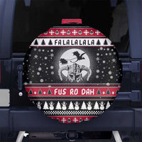 Fa La La La Snowman Tree Xmas Christmas Spare Tire Cover Xmas Holiday Patterns - Wonder Print Shop