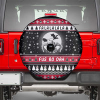 Fa La La La Snowman Tree Xmas Christmas Spare Tire Cover Xmas Holiday Patterns - Wonder Print Shop