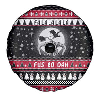 Fa La La La Snowman Tree Xmas Christmas Spare Tire Cover Xmas Holiday Patterns - Wonder Print Shop