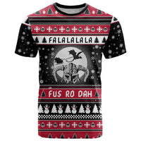 Fa La La La Snowman Tree Xmas Christmas T Shirt Xmas Holiday Patterns - Wonder Print Shop