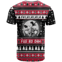 Fa La La La Snowman Tree Xmas Christmas T Shirt Xmas Holiday Patterns - Wonder Print Shop