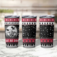 Fa La La La Snowman Tree Xmas Christmas Tumbler Cup Xmas Holiday Patterns - Wonder Print Shop