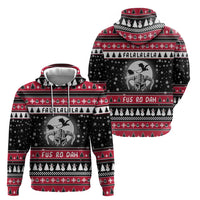 Fa La La La Snowman Tree Xmas Christmas Zip Hoodie Xmas Holiday Patterns - Wonder Print Shop