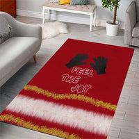 Feel The Joy Christmas Area Rug Xmas Holiday Patterns - Wonder Print Shop