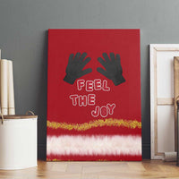 Feel The Joy Christmas Canvas Wall Art Xmas Holiday Patterns - Wonder Print Shop
