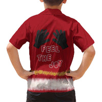 Feel The Joy Christmas Hawaiian Shirt Xmas Holiday Patterns - Wonder Print Shop