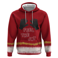 Feel The Joy Christmas Hoodie Xmas Holiday Patterns - Wonder Print Shop