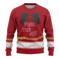 Feel The Joy Christmas Ugly Christmas Sweater Xmas Holiday Patterns - Wonder Print Shop