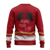 Feel The Joy Christmas Ugly Christmas Sweater Xmas Holiday Patterns - Wonder Print Shop