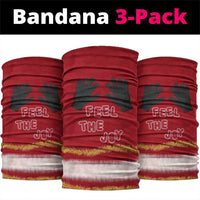 Feel The Joy Christmas Neck Gaiter Xmas Holiday Patterns - Wonder Print Shop