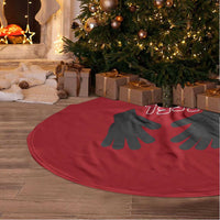 Feel The Joy Christmas Tree Skirt Xmas Holiday Patterns - Wonder Print Shop