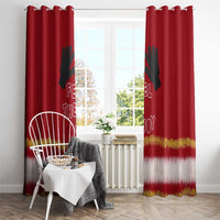 Feel The Joy Christmas Window Curtain Xmas Holiday Patterns - Wonder Print Shop