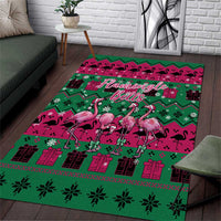 Firefighter Presents Christmas Area Rug Xmas Holiday Patterns - Wonder Print Shop