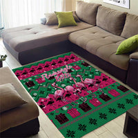 Firefighter Presents Christmas Area Rug Xmas Holiday Patterns - Wonder Print Shop