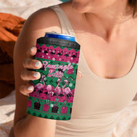 Firefighter Presents Christmas 4 in 1 Can Cooler Tumbler Xmas Holiday Patterns - Wonder Print Shop