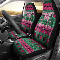 Firefighter Presents Christmas Car Seat Cover Xmas Holiday Patterns - Wonder Print Shop