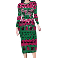Firefighter Presents Christmas Family Matching Long Sleeve Bodycon Dress and Hawaiian Shirt Xmas Holiday Patterns - Wonder Print Shop