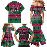 Firefighter Presents Christmas Family Matching Mermaid Dress and Hawaiian Shirt Xmas Holiday Patterns - Wonder Print Shop