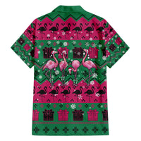 Firefighter Presents Christmas Family Matching Off The Shoulder Long Sleeve Dress and Hawaiian Shirt Xmas Holiday Patterns - Wonder Print Shop