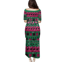 Firefighter Presents Christmas Family Matching Puletasi and Hawaiian Shirt Xmas Holiday Patterns - Wonder Print Shop