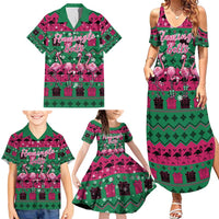 Firefighter Presents Christmas Family Matching Summer Maxi Dress and Hawaiian Shirt Xmas Holiday Patterns - Wonder Print Shop