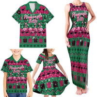 Firefighter Presents Christmas Family Matching Tank Maxi Dress and Hawaiian Shirt Xmas Holiday Patterns - Wonder Print Shop