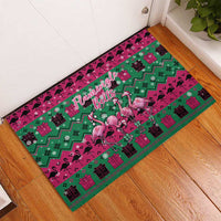 Firefighter Presents Christmas Rubber Doormat Xmas Holiday Patterns - Wonder Print Shop