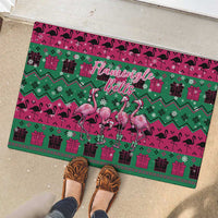 Firefighter Presents Christmas Rubber Doormat Xmas Holiday Patterns - Wonder Print Shop