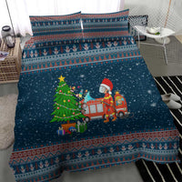 Flamingle Bells Xmas Christmas Bedding Set Xmas Holiday Patterns - Wonder Print Shop