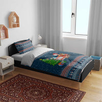 Flamingle Bells Xmas Christmas Bedding Set Xmas Holiday Patterns - Wonder Print Shop