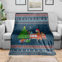 Flamingle Bells Xmas Christmas Blanket Xmas Holiday Patterns - undefined
