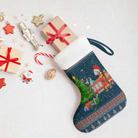 Flamingle Bells Xmas Christmas Stocking Xmas Holiday Patterns - Wonder Print Shop