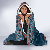 Flamingle Bells Xmas Christmas Hooded Blanket Xmas Holiday Patterns - Wonder Print Shop