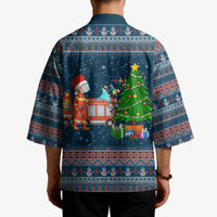 Flamingle Bells Xmas Christmas Kimono Xmas Holiday Patterns - Wonder Print Shop