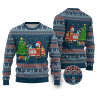 Flamingle Bells Xmas Christmas Ugly Christmas Sweater Xmas Holiday Patterns - Wonder Print Shop