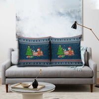 Flamingle Bells Xmas Christmas Pillow Cover Xmas Holiday Patterns - Wonder Print Shop