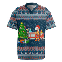 Flamingle Bells Xmas Christmas Rugby Jersey Xmas Holiday Patterns - Wonder Print Shop