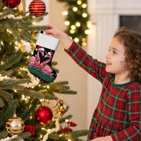 Flamingo Couple Christmas Stocking Xmas Holiday Patterns - Wonder Print Shop