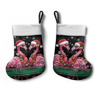 Flamingo Couple Christmas Stocking Xmas Holiday Patterns - Wonder Print Shop
