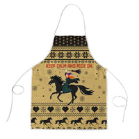 Horse Lover Christmas Christmas Apron Xmas Holiday Patterns - Wonder Print Shop
